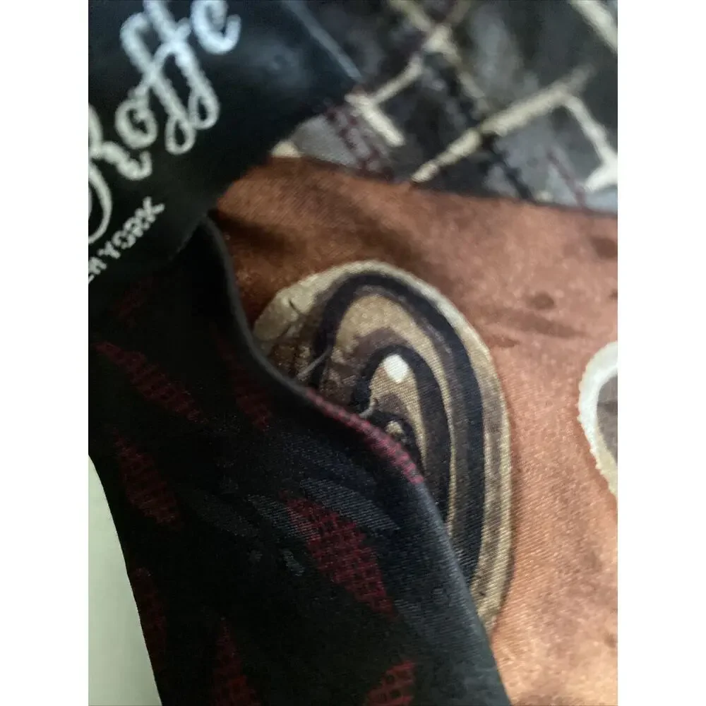 CHEZ ROFFE Bold Abstract Art Deco Urban Artsy‎ Necktie.